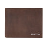 United Colors of Benetton Corso Passcase Wallet Brown