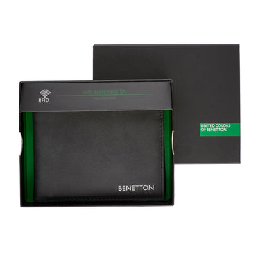 United Colors of Benetton Corso Global Coin Wallet Black