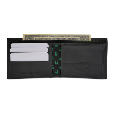 United Colors of Benetton Corso Global Coin Wallet Black