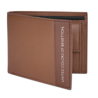 United Colors of Benetton Aroldo Global Coin Wallet Brown