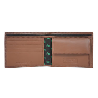 United Colors of Benetton Aroldo Global Coin Wallet Brown
