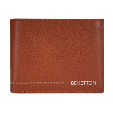 United Colors of Benetton Benito Multicard Coin Wallet Tan