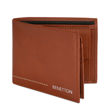 United Colors of Benetton Benito Multicard Coin Wallet Tan