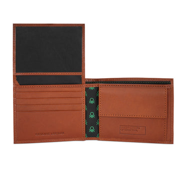 United Colors of Benetton Benito Multicard Coin Wallet Tan