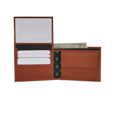 United Colors of Benetton Benito Multicard Coin Wallet Tan
