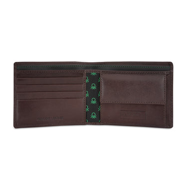 United Colors of Benetton Roscoe Global Coin Wallet Brown