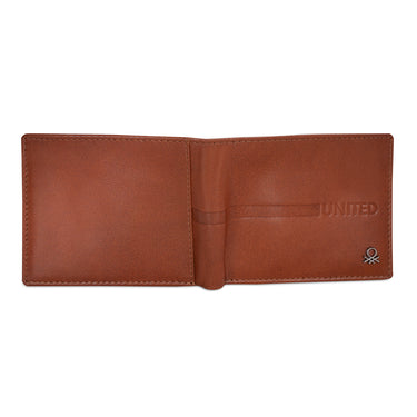 United Colors of Benetton Roscoe Passcase Wallet tan