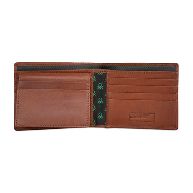 United Colors of Benetton Roscoe Passcase Wallet tan