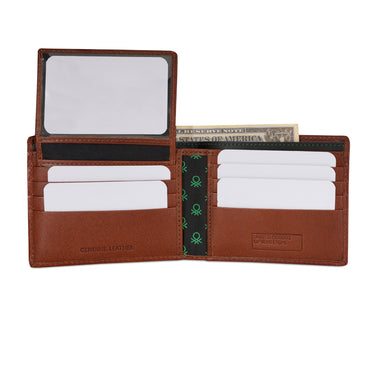 United Colors of Benetton Roscoe Passcase Wallet tan