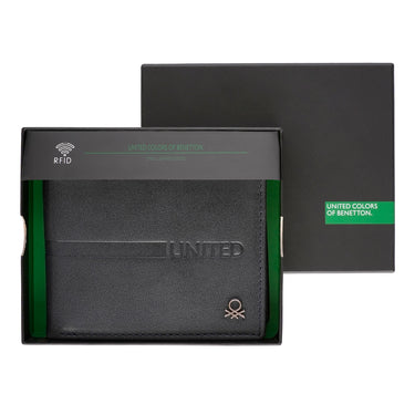 United Colors of Benetton Roscoe Global Coin Wallet Navy