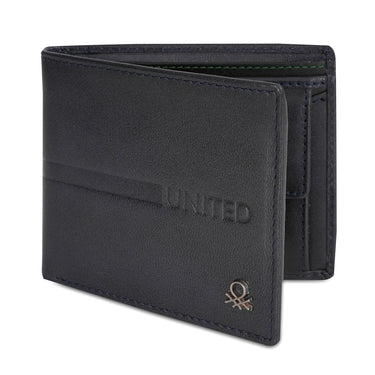 United Colors of Benetton Roscoe Global Coin Wallet Navy