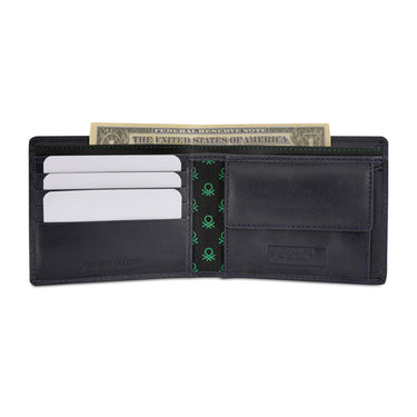 United Colors of Benetton Roscoe Global Coin Wallet Navy