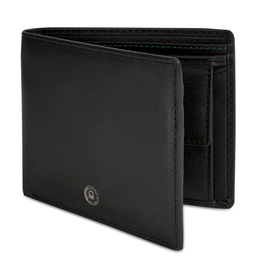 United Colors of Benetton Davide Global Coin Wallet Black