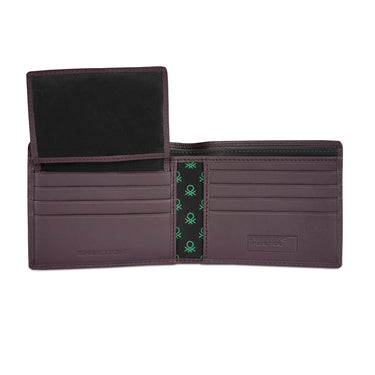 United Colors of Benetton Davide Passcase Wallet Wine