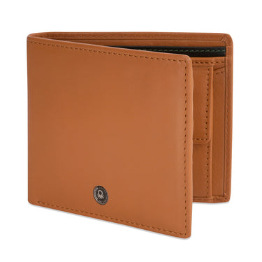 United Colors of Benetton Davide Global Coin Wallet Tan