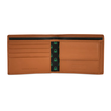 United Colors of Benetton Davide Global Coin Wallet Tan