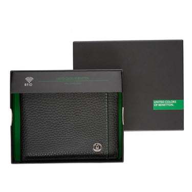United Colors of Benetton Donato Passcase Wallet Black