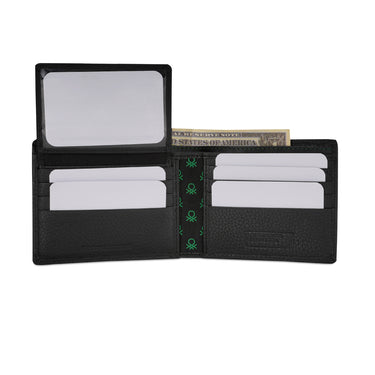 United Colors of Benetton Donato Passcase Wallet Black