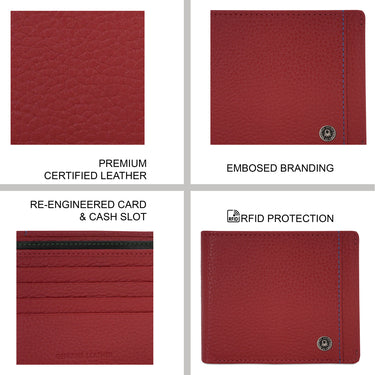 United Colors of Benetton Donato Global Coin Wallet Wine