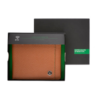 United Colors of Benetton Donato Global Coin Wallet Tan