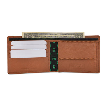 United Colors of Benetton Donato Global Coin Wallet Tan