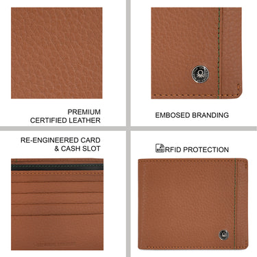 United Colors of Benetton Donato Global Coin Wallet Tan