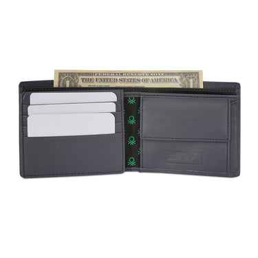 United Colors of Benetton Edmondo Global Passcase Wallet navy