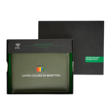 United Colors of Benetton Edmondo Global Passcase Wallet Olive