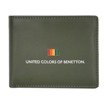 United Colors of Benetton Edmondo Global Passcase Wallet Olive