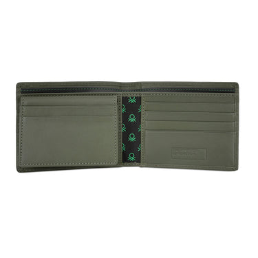 United Colors of Benetton Edmondo Global Passcase Wallet Olive