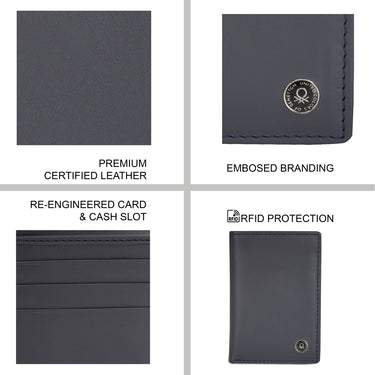 United Colors of Benetton Thornton Trifold Navy