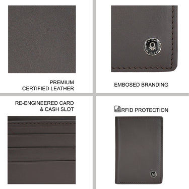 United Colors of Benetton Thornton Trifold Brown