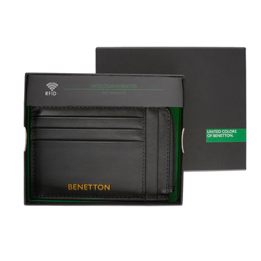 United Colors of Benetton Flaminio Card Holder Wallet Black