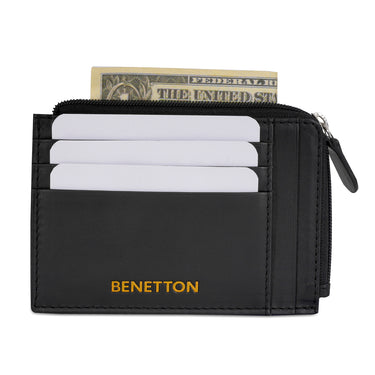 United Colors of Benetton Flaminio Card Holder Wallet Black