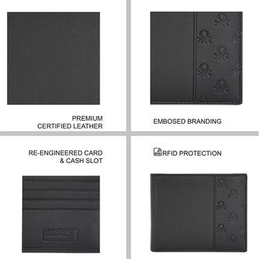 United Colors of Benetton Genaro Passcase Wallet Black