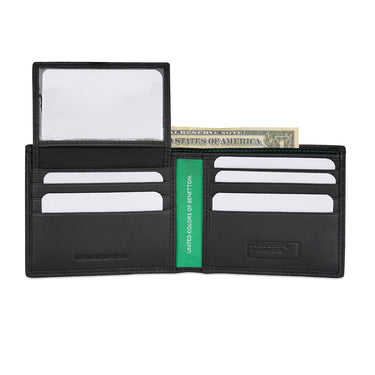United Colors of Benetton Genaro Passcase Wallet Black