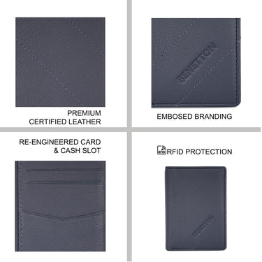 United Colors of Benetton Ezekiel Bifold Navy