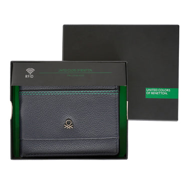 United Colors of Benetton Fenwick Global Coin Wallet Navy