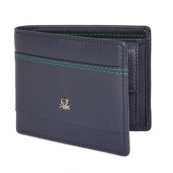 United Colors of Benetton Fenwick Global Coin Wallet Navy