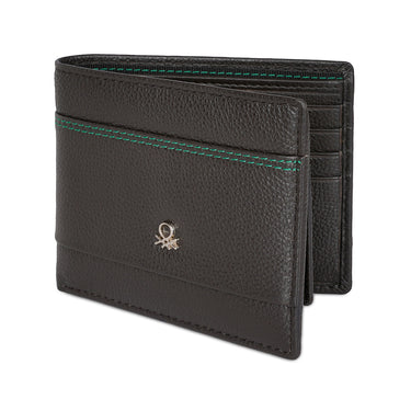 United Colors of Benetton Fenwick Passcase Wallet Brown