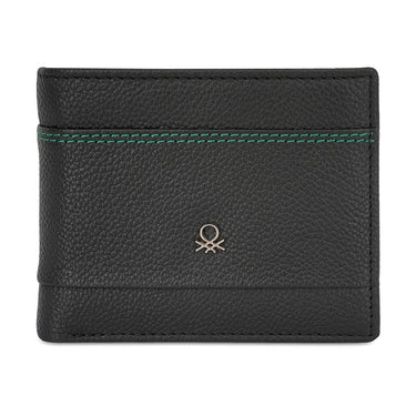 United Colors of Benetton Fenwick Passcase Wallet Black