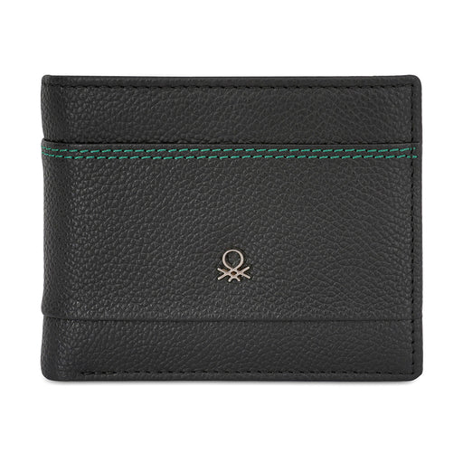 United Colors of Benetton Fenwick Passcase Wallet Black