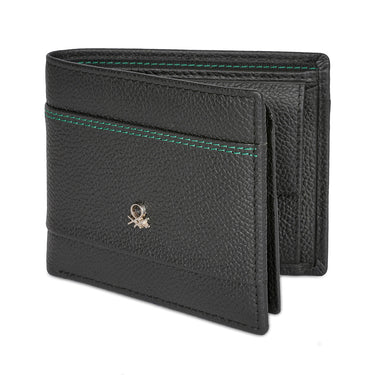 United Colors of Benetton Fenwick Passcase Wallet Black