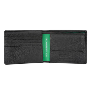 United Colors of Benetton Fenwick Passcase Wallet Black