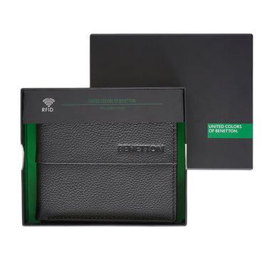 United Colors of Benetton Ivano Global Coin Wallet Black