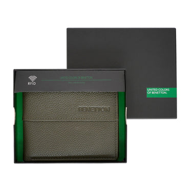 United Colors of Benetton Ivano Global Coin Wallet Olive