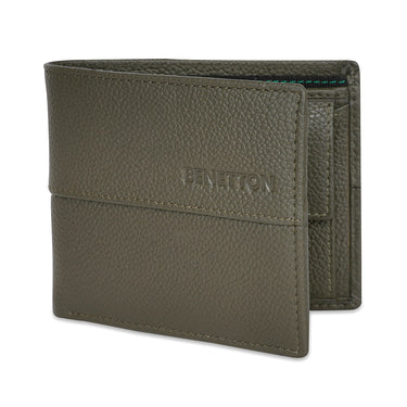 United Colors of Benetton Ivano Global Coin Wallet Olive