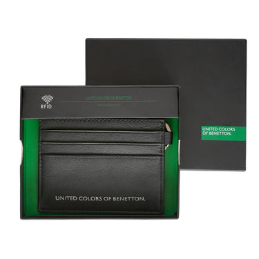 United Colors of Benetton Lanz Card Holder Wallet Black