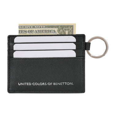 United Colors of Benetton Lanz Card Holder Wallet Black