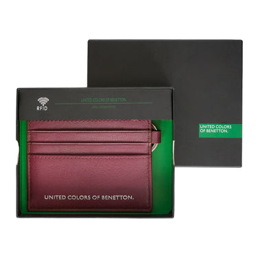 United Colors of Benetton Lanz Card Holder Wallet wine